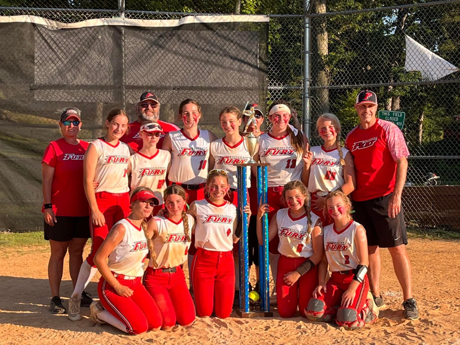 13U Softball Is The Queen Of Diamonds Champions Delaware Fury